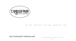 Desktop Screenshot of candlerparkartscenter.com