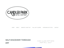 Tablet Screenshot of candlerparkartscenter.com